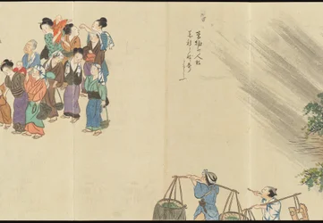 Illustrations de la production du thé Uji