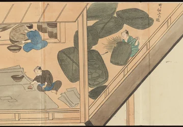Illustrations de la production du thé Uji