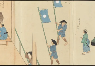 Illustrations de la production du thé Uji