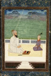 Un mollah et un élève, 18ème siècle