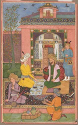 Un festin dans un pavillon, vers 1620