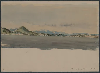 Fin de la tempête, Fijord norvégien