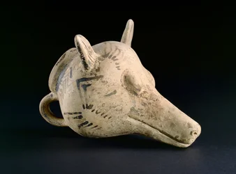 Rhyton en forme de renard