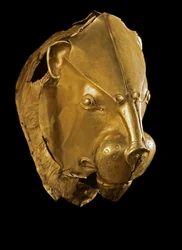 Art mycénien : rhyton en forme de tête de lion