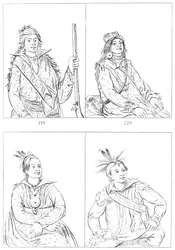 Creeks et Choctaws, 1841