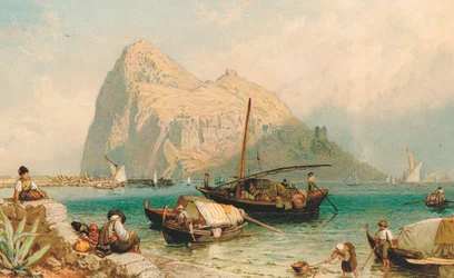 Le Rocher de Gibraltar, depuis Algésiras