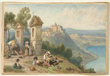 Vue de Castel Gandolfo