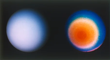 Uranus depuis la sonde Voyager 2, vers les années 1980