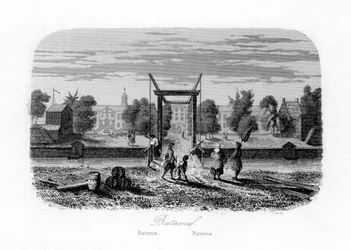 Batavia Jakarta, Indonésie, vers 1840