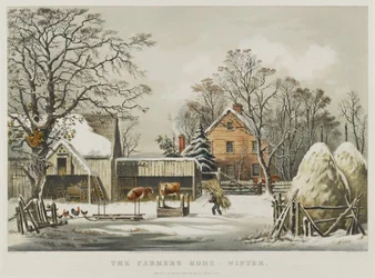 La maison du fermier - Hiver