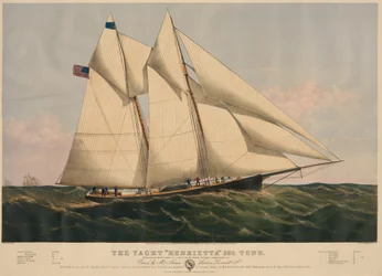 Le yacht "Henrietta" 205 tonnes