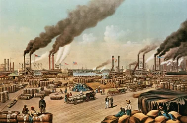 Le Quai - La Nouvelle-Orléans, 1884