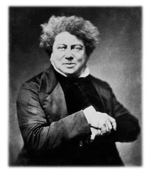 Alexandre Dumas Père (1802-1870) écrivain français, photographié par Nadar vers 1855