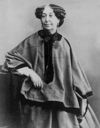 Écrivain français George Sand (1804-1876), photo par Nadar 1864