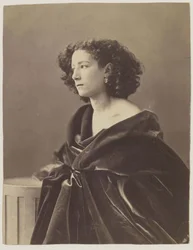 Portrait de Sarah Bernhardt 1844-1923, 1864