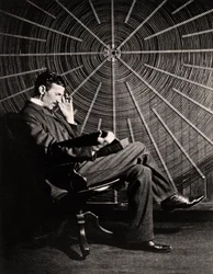 Portrait de Nikola Tesla, 1890