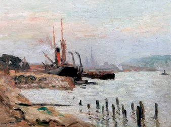 La Seine à Rohen, vers 1898-1942