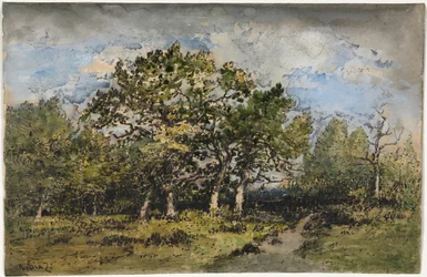 Paysage, vers 1860