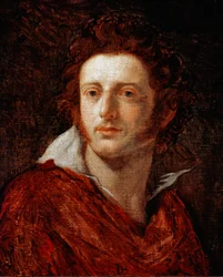Portrait du poète et dramaturge italien Ugo Foscolo (1778-1827)