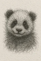 Un petit panda tout doux
