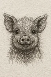 Le petit cochon joyeux