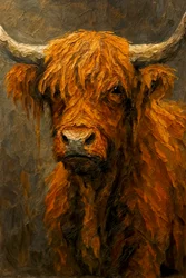 La majestueuse vache des Highlands