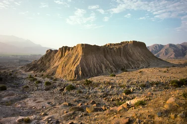 Pyramide Moche Pampa Grande dans la vallée de Lambayeque au nord du Pérou