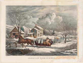 Scènes de ferme américaine, hiver