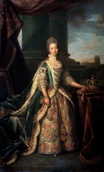 Portrait de Charlotte de Mecklembourg-Strelitz, épouse du roi George III d