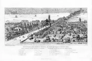 Southwark et London Bridge tels qu