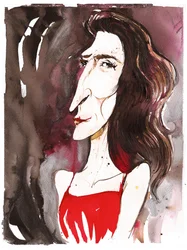 Véronique Gens, 2025 (ink)