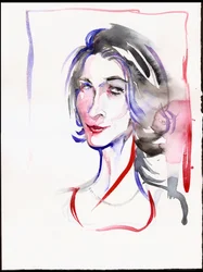 Véronique Gens, 2025 (watercolour)
