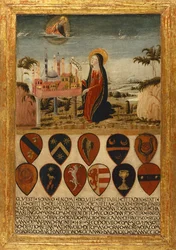 La Vierge Marie confiant la ville de Sienne à Jésus