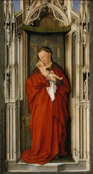 Vierge et Enfant dans une niche, vers 1500