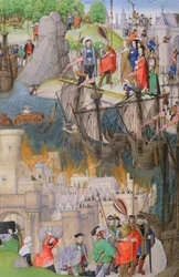 Ms 311 f.122 v. Scènes de l