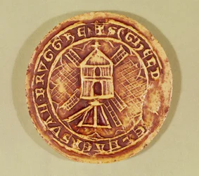 Sceau de la Guilde des Meuniers de Bruges, 1407
