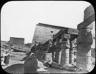Grand Temple, Louxor, Égypte, vers 1890