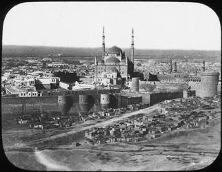 La Citadelle de Saladin au Caire, Égypte, vers 1890