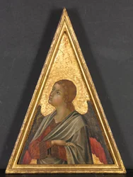Pinacle avec ange (paire)