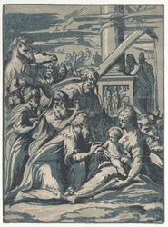 Adoration des Mages, 1540-50