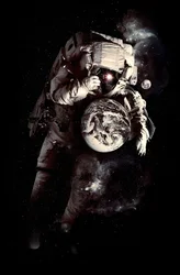 Astronaute Cosmic Earth