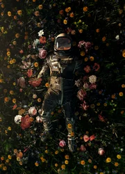 Rêve floral cosmique
