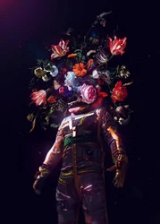 Astronaute du Jardin cosmique