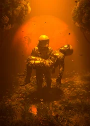 Les astronautes de Golden Moon