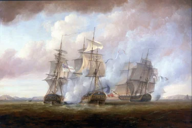 La capture des frégates françaises 