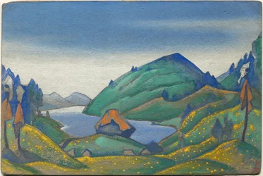 Décor pour le ballet "Le Sacre du Printemps" de Stravinsky, 1944