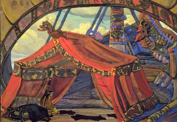 Décor de scène pour "Tristan et Isolde" de Wagner, 1912