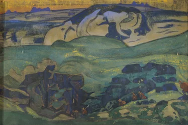 Tribu Tchud sous terre, 1913