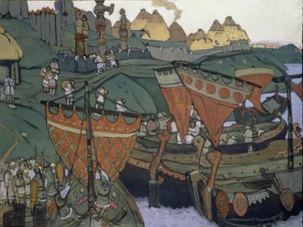 Les Slaves sur le Dniepr
