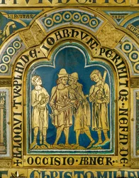 Joab assassine Abner, ancien général du roi Saül, qui se rallia au roi David